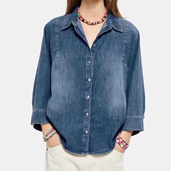 Hana San Chemise in Indigo (S) - Picture 4 of 5